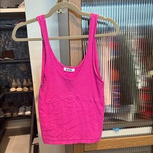 525 America Fuchsia Sleeveless Blouse